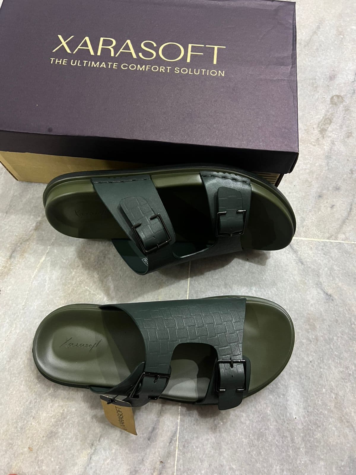Men's Slippers Xara-Green-004